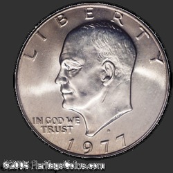 аверс 1$ (buck) 1977 "USA - 1 Dollar / 1977 - D"