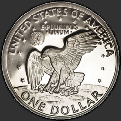 реверс 1$ (buck) 1977 "USA - 1 Dollar / 1977 - S Proof"