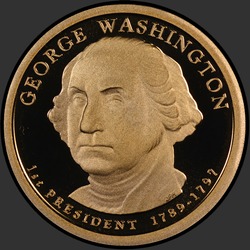 аверс 1$ (buck) 2007 "USA - 1 Dollar / 2007 - {"_":"S"}"