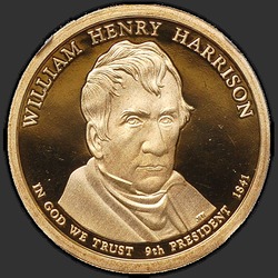 аверс 1$ (buck) 2009 "USA - 1 Dollar / 2009 - {"_":"S"}"