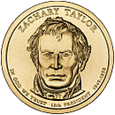 аверс 1$ (buck) 2009 "USA - 1 Dollar / 2009 - {"_":"P"}"