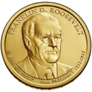 аверс 1$ (buck) 2014 "USA - 1 Dollar / 2014 - {"_":"P"}"