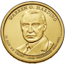 аверс 1$ (buck) 2014 "USA - 1 Dollar / 2014 - {"_":"P"}"
