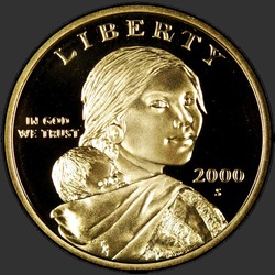 аверс 1$ (buck) 2000 "USA - 1 Dollar / 2000 - {"_":"S"}"