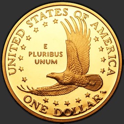реверс 1$ (бак) 2008 "USA - 1 Dollar / 2008 - {"_":"S"}"
