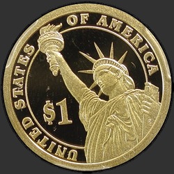 реверс 1$ (buck) 2012 "USA - 1 Dollar / 2012 - {"_":"S"}"