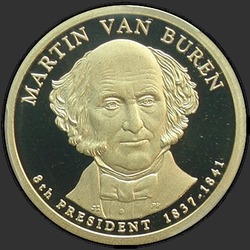 аверс 1$ (buck) 2008 "USA - 1 Dollar / 2008 - {"_":"S"}"