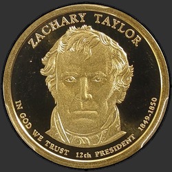 аверс 1$ (buck) 2009 "USA - 1 Dollar / 2009 - {"_":"S"}"