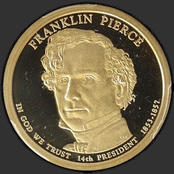 аверс 1$ (бак) 2010 "USA - 1 Dollar / 2010 - {"_":"S"}"