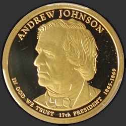 аверс 1$ (бак) 2011 "USA - 1 Dollar / 2011 - {"_":"S"}"