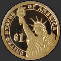реверс 1$ (бак) 2011 "USA - 1 Dollar / 2011 - {"_":"S"}"