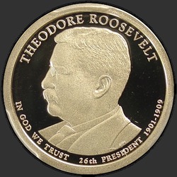 аверс 1$ (buck) 2013 "USA - 1 Dollar / 2013 - {"_":"S"}"
