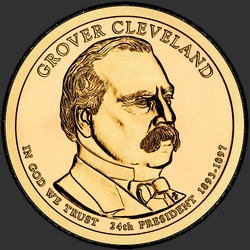 аверс 1$ (buck) 2012 "USA - 1 Dollar / 2012 - {"_":"D"}"