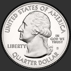 аверс 25¢ (quarter) 2012 "هاواي البراكين الحديقة الوطنية / S"