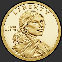 аверс 1$ (buck) 2016 "USA - 1 Dollar / 2016 -Code Talkers / S"
