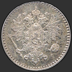 реверс 50 centesimo 1864 "50 centesimo 1864-1876 per la Finlandia"
