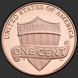 реверс 1¢ (пенни) 2016 "Лінкальн 1 ¢, 2016 / P"