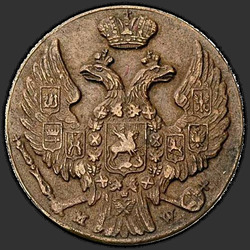 реверс 1 грош 1839 "1 cent 1839 MW. ocasní pera prohrábl"