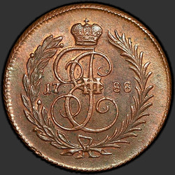 аверс 1 kopeck 1788 "1 cent 1788. předělat"