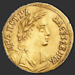 реверс 1 chervonetz 1702 "1 червонец 1702 года. "