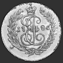 аверс roztoč 1786 "Polushka 1786 KM. předělat"