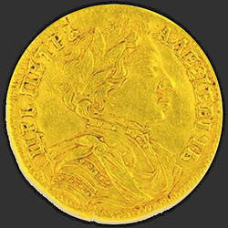 реверс 1 chervonetz 1712 "1 дукат 1712 ДЛГ. Глава просек"