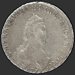реверс Polupoltinnik 1788 "Полуполтинник 1788 года СПБ-ЯА. "