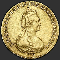 реверс 5 рубаља 1777 "5 рублей 1777 года СПБ. "