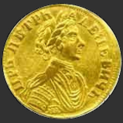 реверс 1 chervonetz 1712 "1 дукат 1712 ДЛГ. мала глава"