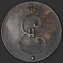 реверс 1 kopeck 1796 "1 cent 1796. předělat"