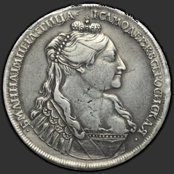 реверс 1 rubl 1734 "1 рубль 1734 года "ТИП 1735 ГОДА". "Кулон ...""