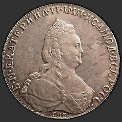 реверс 1 ruble 1783 "1 Rouble 1783 SPB-MM. remake"