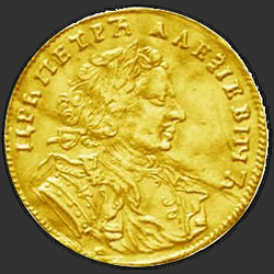 реверс 1 chervonetz 1707 "1 червонец 1707 года. "