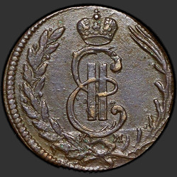 реверс 1 kopeck 1772 "1 копейка 1772 года КМ. "