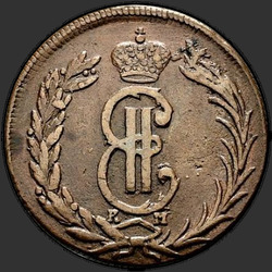 реверс 2 kopecks 1773 "2 копейки 1773 года КМ. "