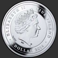 аверс 1$ (buck) 2014 "Сомалийская кошка"