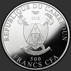 аверс 500 frankov 2016 "Все краски жизни"