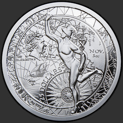 аверс 25 dolarjev 2014 "Фортуна Редукс. Монета цилиндр"