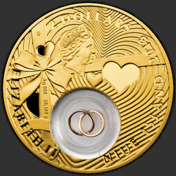 аверс $ 2 2013 "Свадебная (в золотом)"