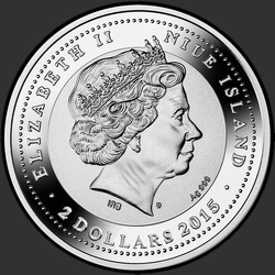 аверс $ 2 2015 "Денежная лягушка"