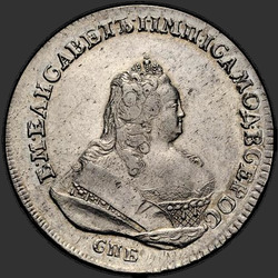 реверс 1 ruble 1744 "1 Rouble 1744 SPB. Remake. Edge MMD."