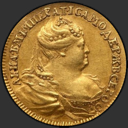 реверс token 1740 "Жетон 1740 года "КОНЧИНА ИМПЕРАТРИЦЫ АННЫ". "