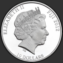 аверс 10 dolarů 2012 " Равноапостольный князь Владимир"