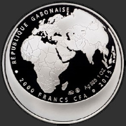 аверс 5000 FRANCS 2014 "Святыня мусульман. Кааба"