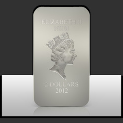 аверс $ 2 2012 "Святая Екатерина Александрийская"