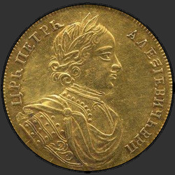 реверс 2 zlatých 1714 "2 червонца 1714 года. "