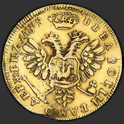 реверс 1 chervonetz 1706 "1 червонец 1706 года. "