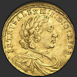 реверс 1 chervonetz 1716 "1 червонец 1716 года."