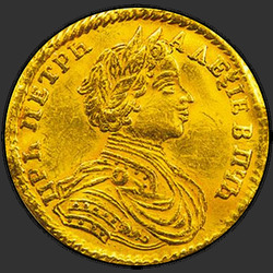 реверс 1 chervonetz 1714 "1 1714 स्र्पये। एमडी के बिना"