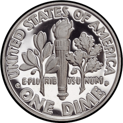 реверс 10¢ (dime) 2016 "USA - Dime / 2016 / Stříbro"
